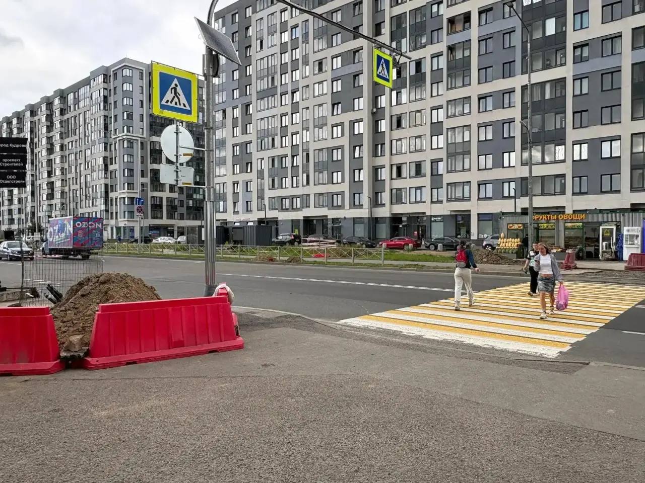 В Кудрово установят светофор к началу учебного года