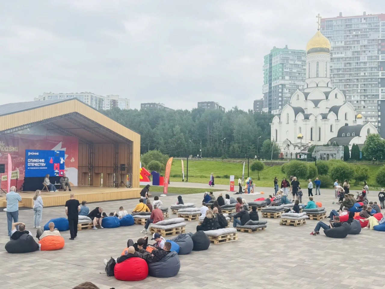 Военный корреспондент НТВ встретился с молодежью Кудрово