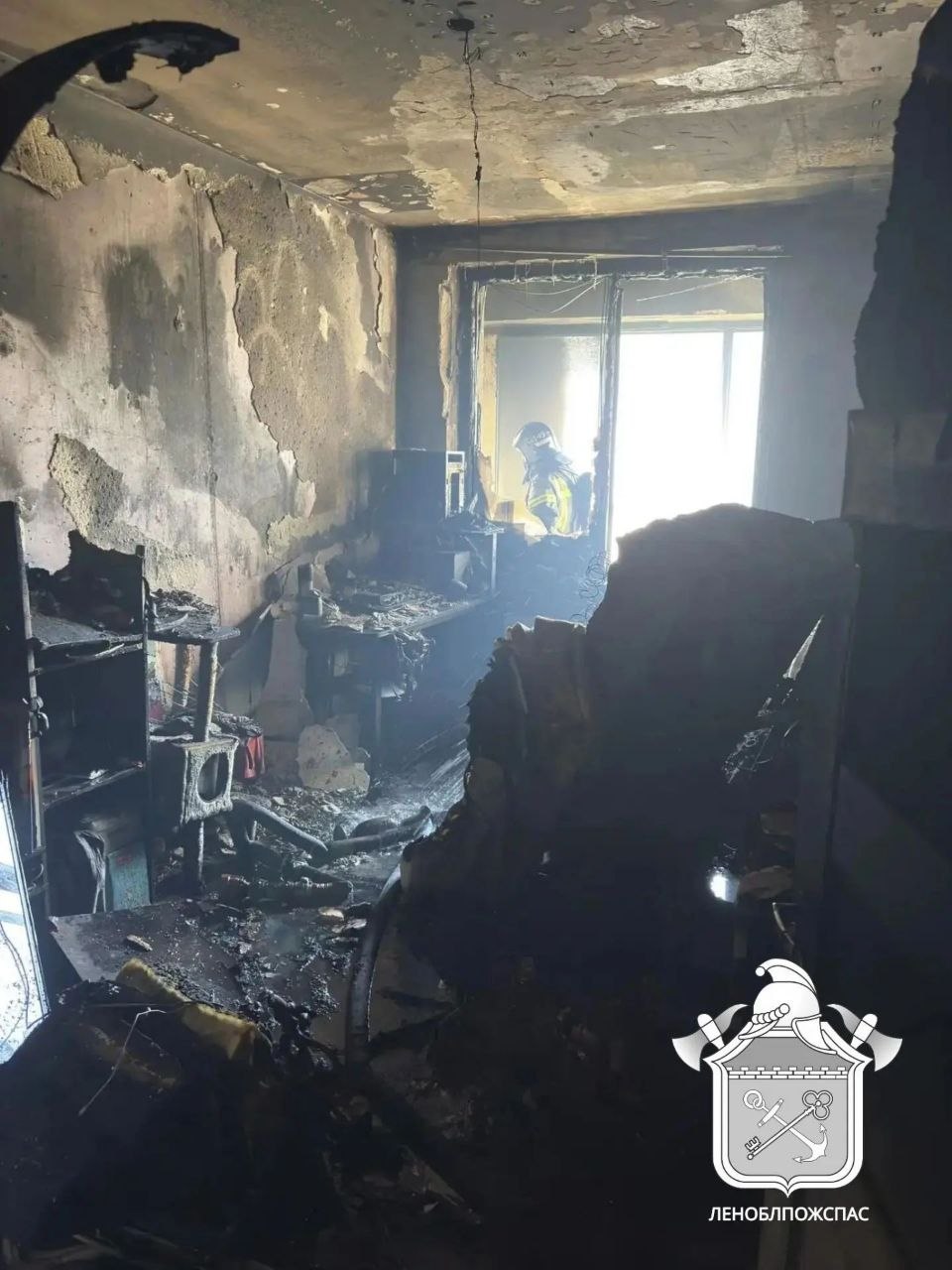 Пожар в многоэтажке на Столичной улице