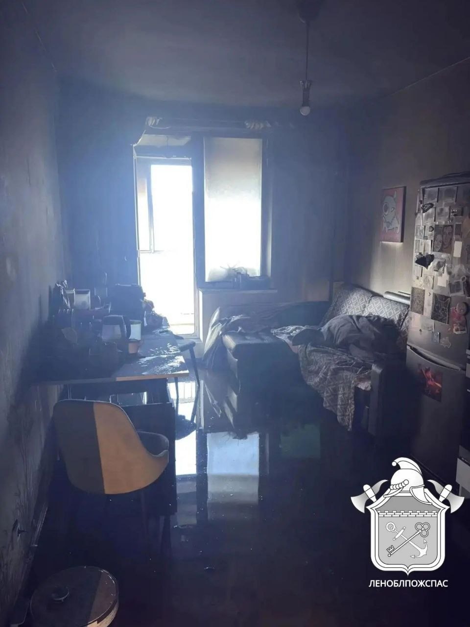 Пожар в многоэтажке на Столичной улице