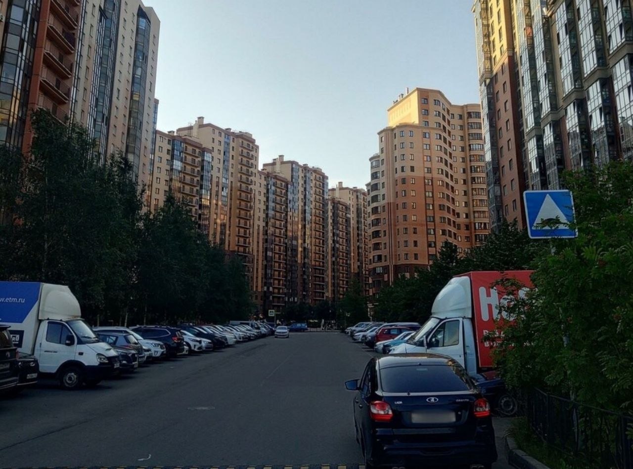 Пожар в магазине на Каштановой аллее в Кудрово