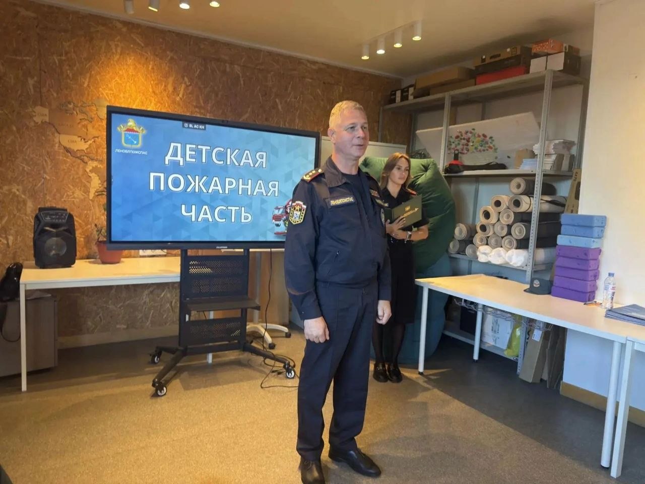 В Кудрово открыли «Детскую пожарную часть»
