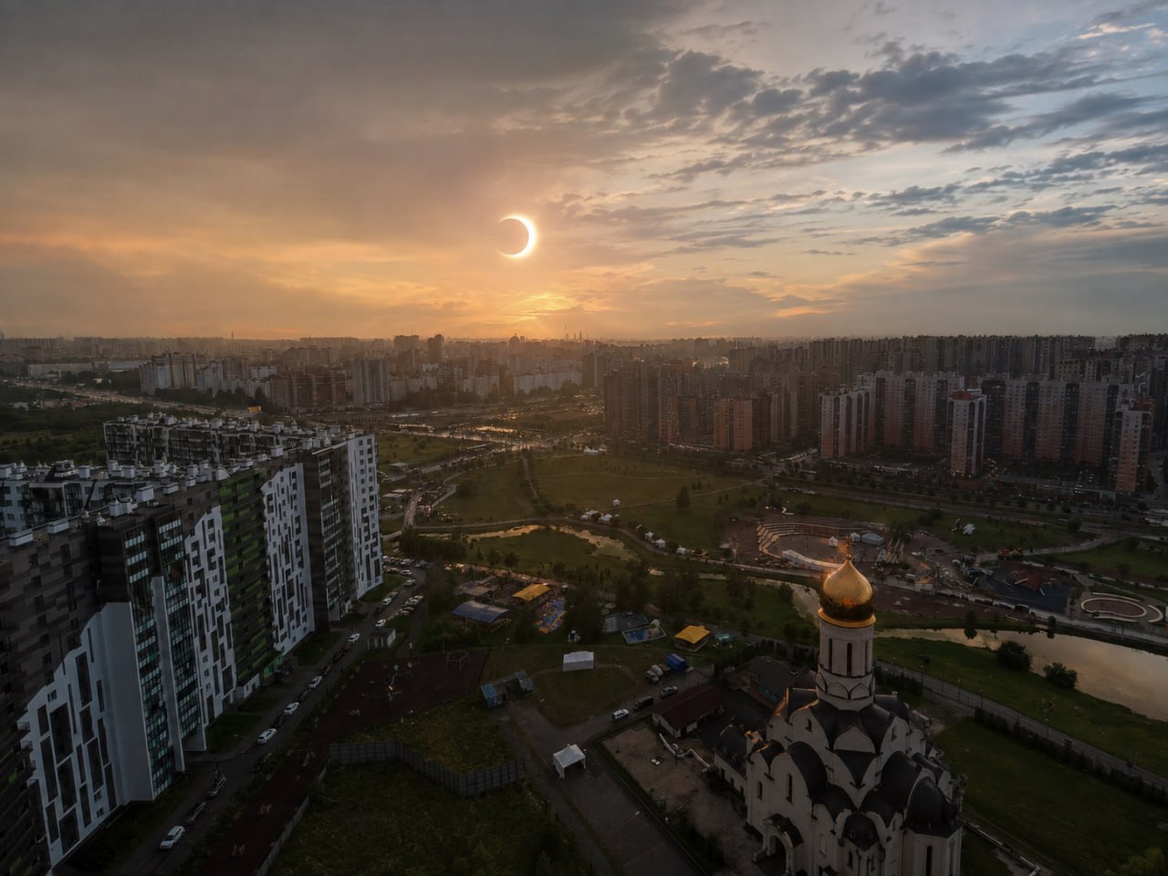 Три космических события одной ночью в Кудрово