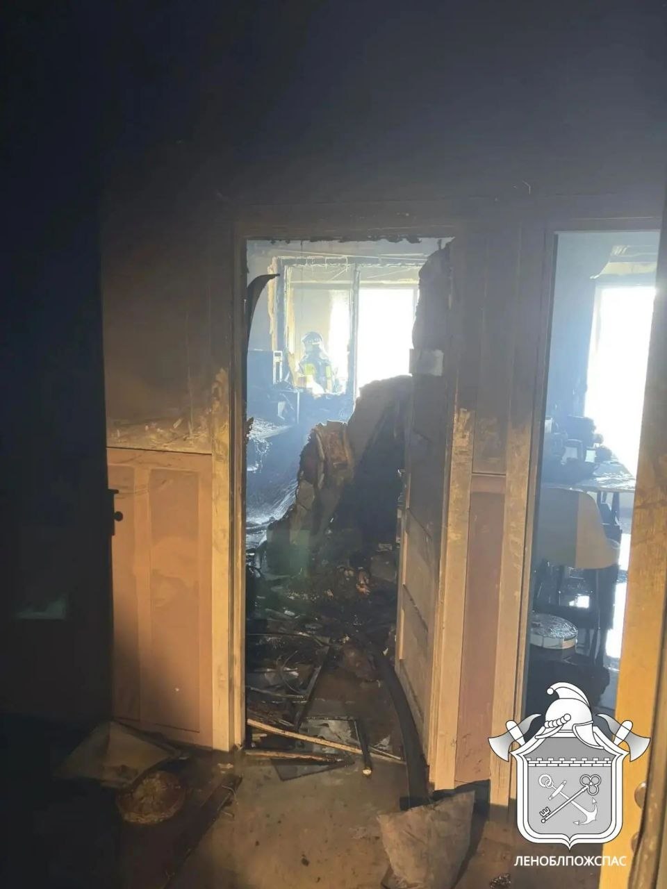 Пожар в многоэтажке на Столичной улице